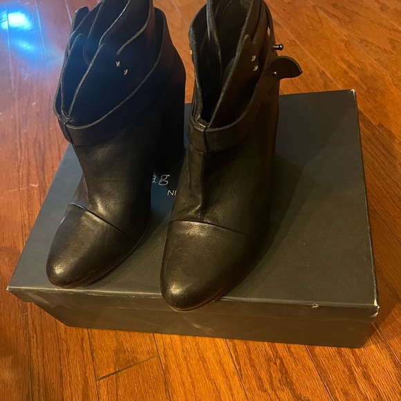 Rag & Bone Women's Black Ankle Boots - Picture 2 of 4
